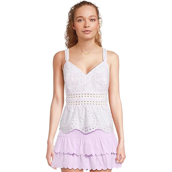 Lilly Pulitzer Womens Gabbie Crochet Trimmed Knit Conch Shell Pink